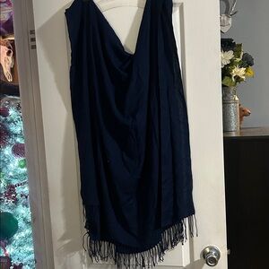 Pashmina Deep Blue Wrap